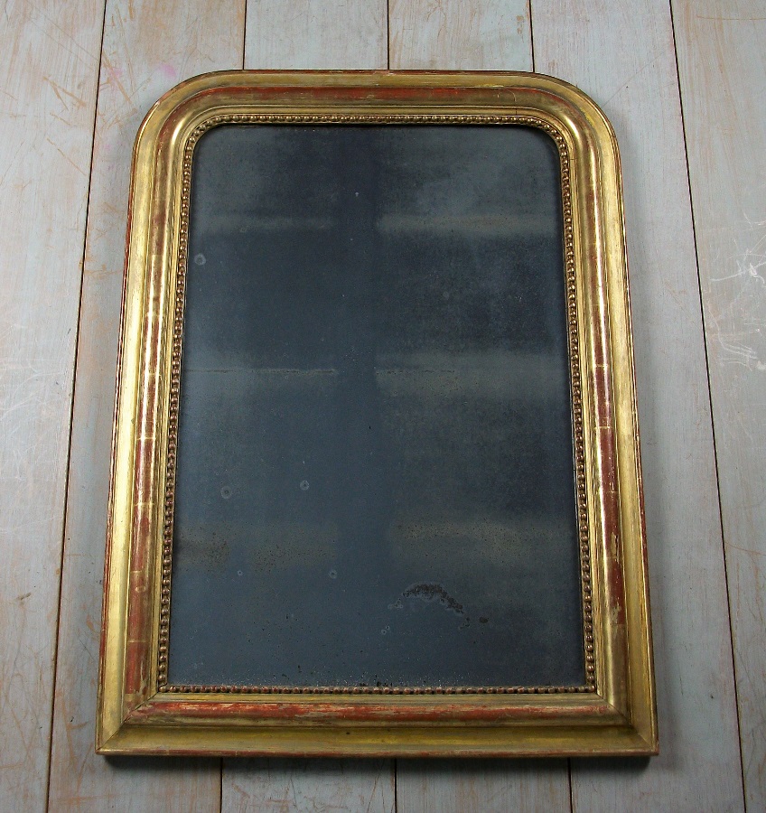 Gilt Louis Philippe Antique French Mirror, Antique French Gilt Mirror
