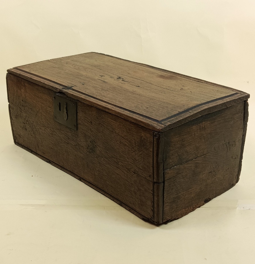 Antique Elm Bible Box