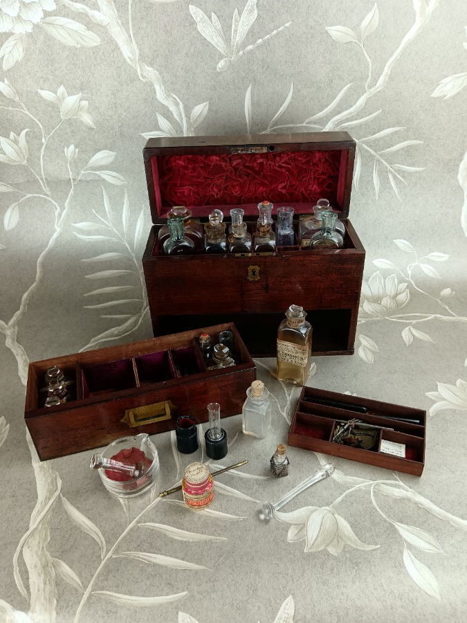 Fine Late Georgian Mahogany Campaign Travelling  Apothecary Chest (1).jpg