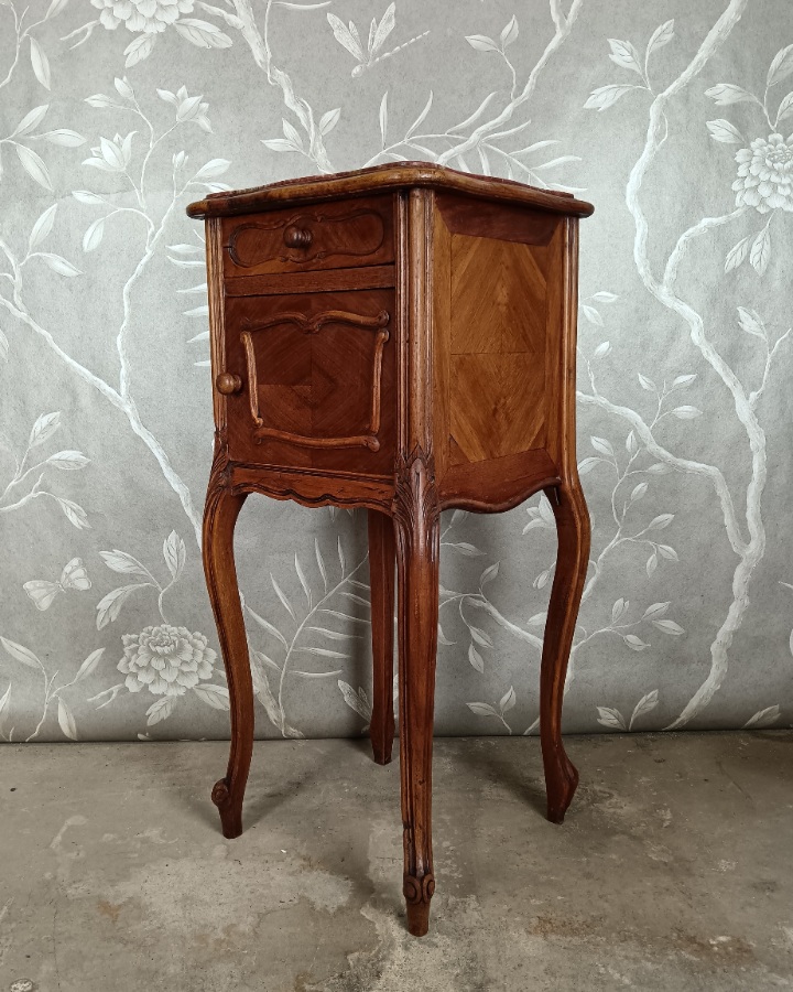 French Bed Side Cabinet Nightstand Bedside Table(15).jpg