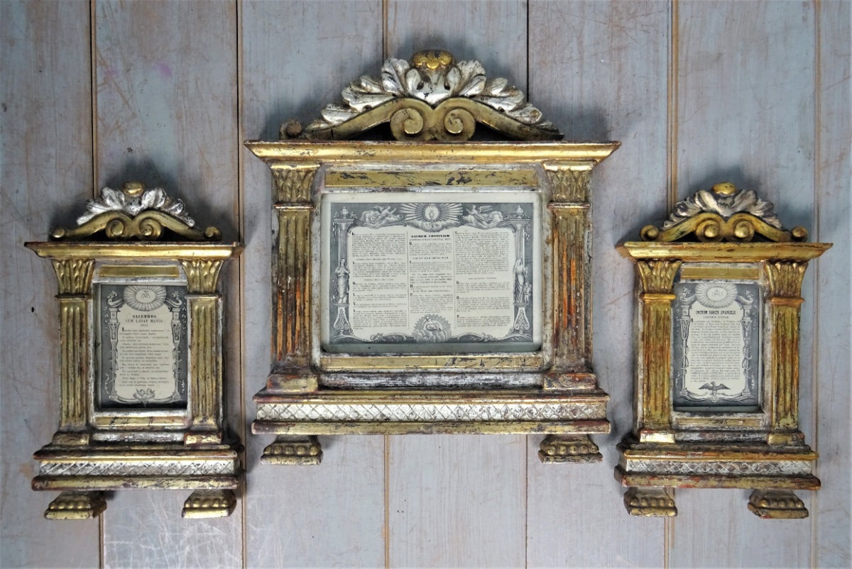  Italian Cartagloria Altar Gilt Frames