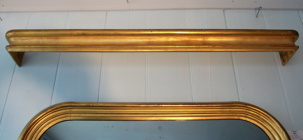 A Pair of 19th century Gilded French Pelmets