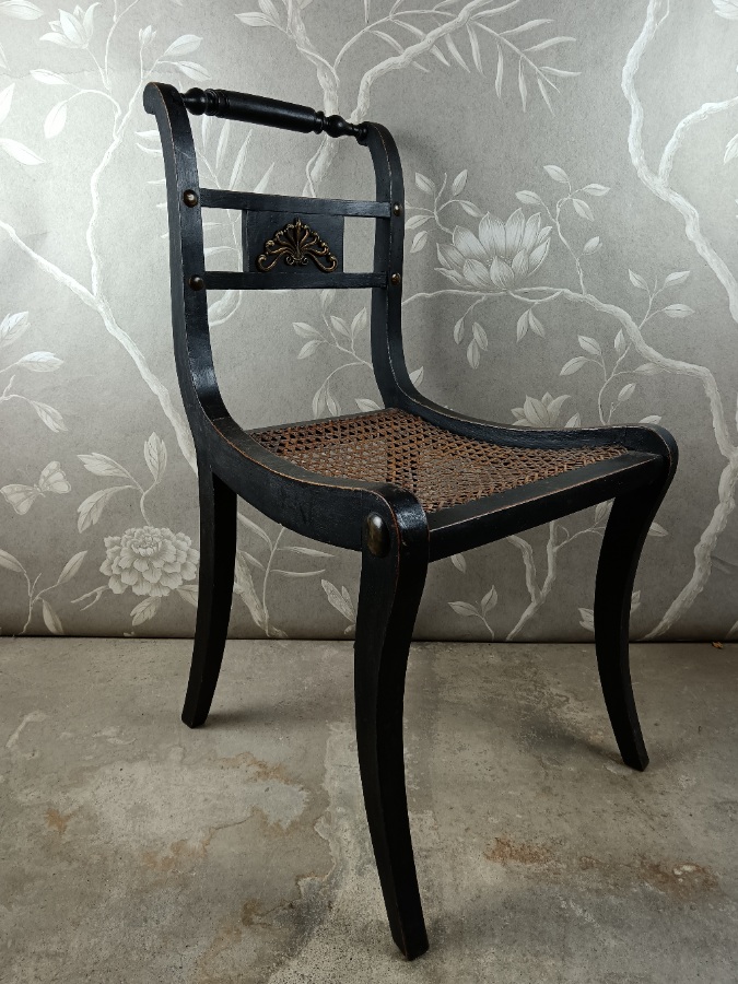 Regency Trafalgar style side chair. (4).jpg