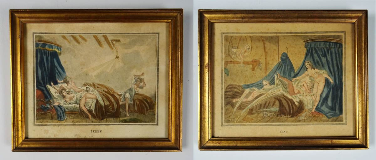 U2SHPTLI_ANTIQUE PAIR OF GILT FRAMED EROTIC PRINTS.jpg