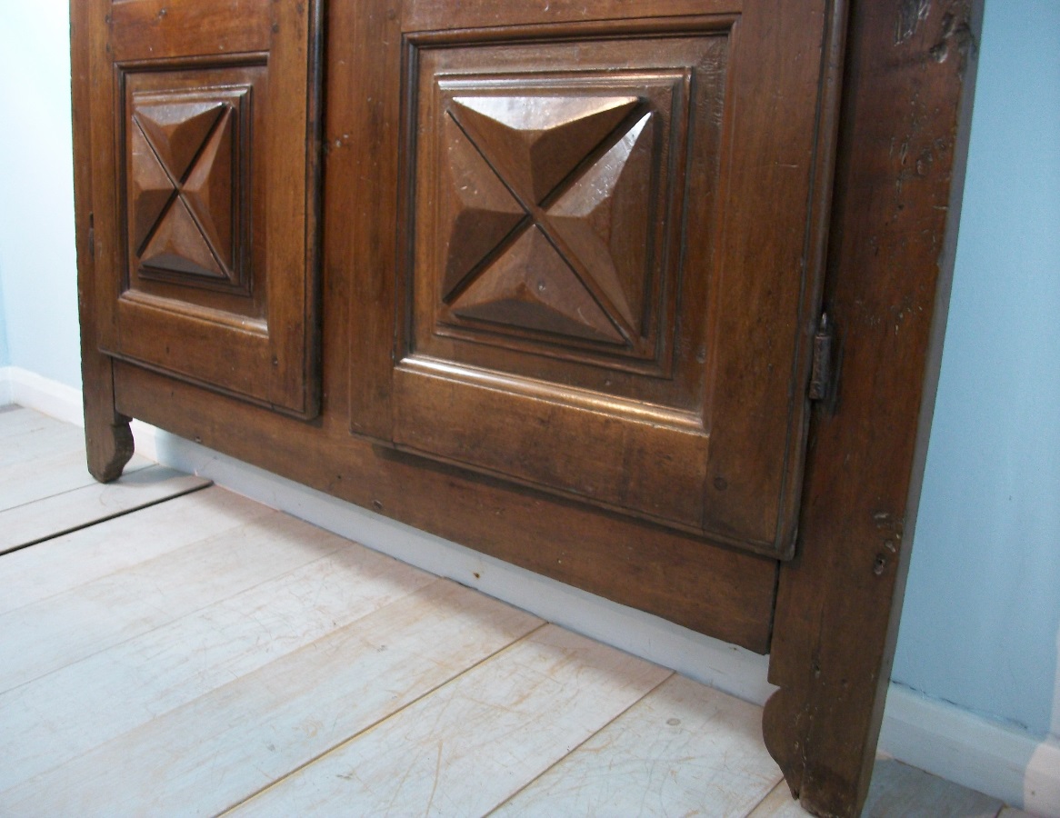 17th Century Italian Diamond Point Doors