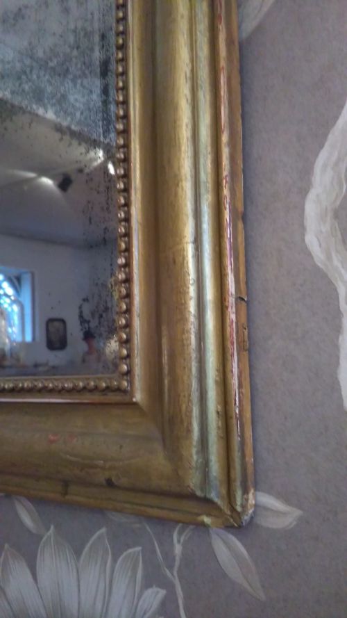 19th century French gilded mirror