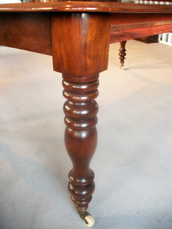 Mahogany Extendible Dining Table