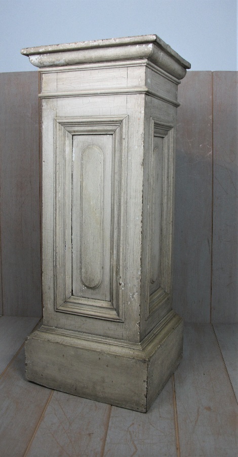 Painted Bust Stand Column Pedestal